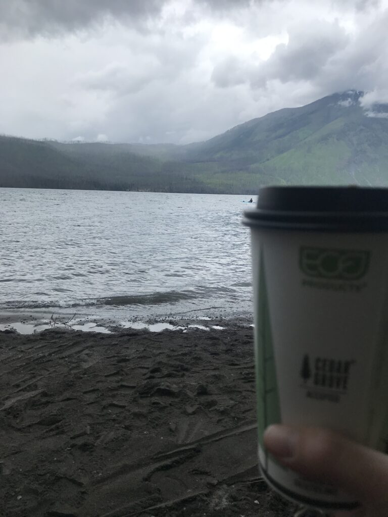 Coffee at Glacier National Park