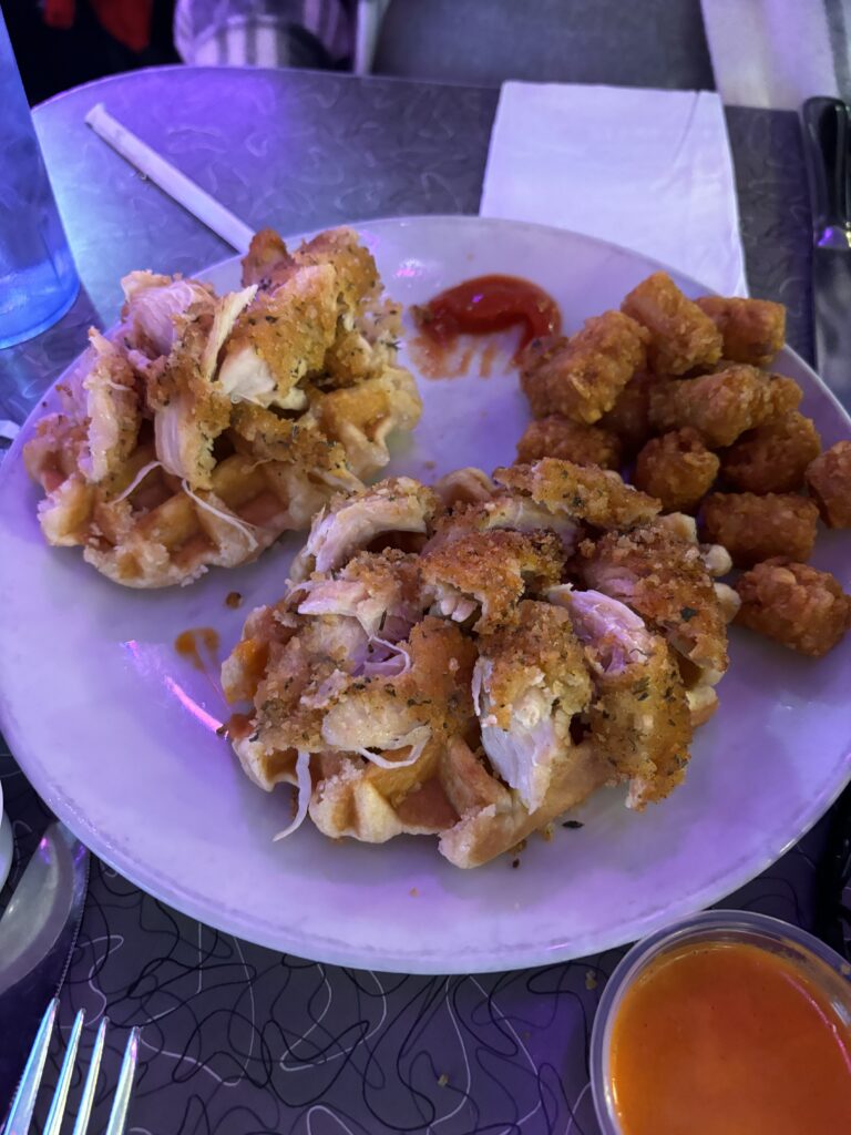 Chicken and Waffles from Stardust Diner