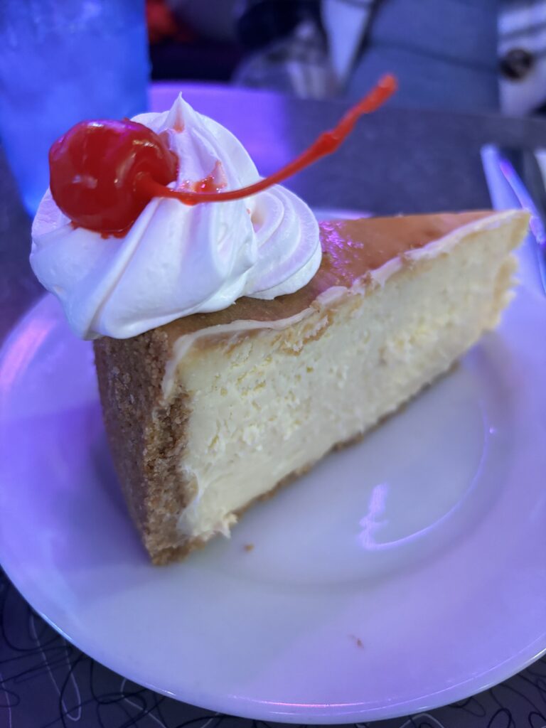 Cheesecake from Stardust Diner