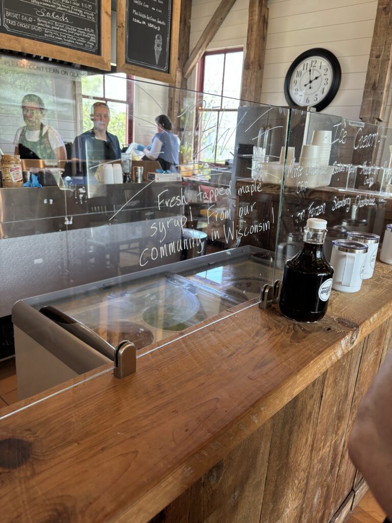 Inside Waco Waffle Co