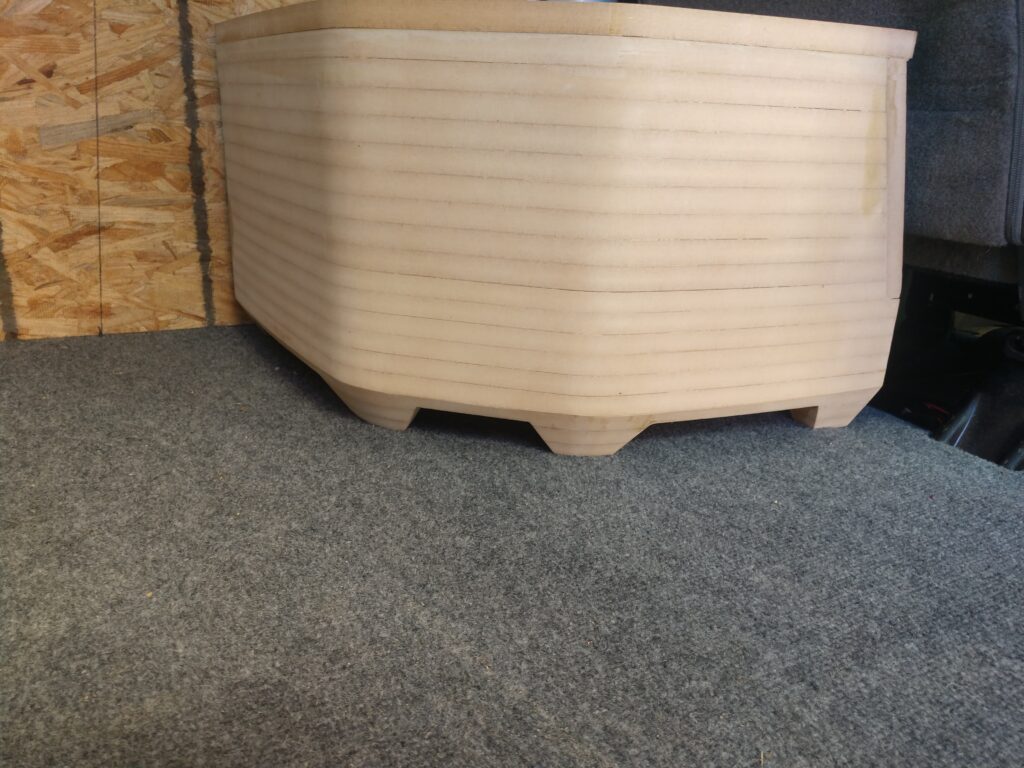 Speaker box for van