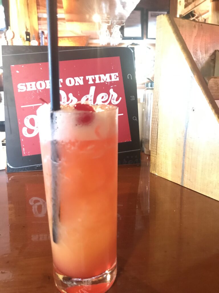 A drink at Famous Dave's BBQ