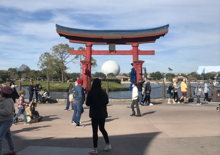 The Pagoda in the Japan area of Epcot