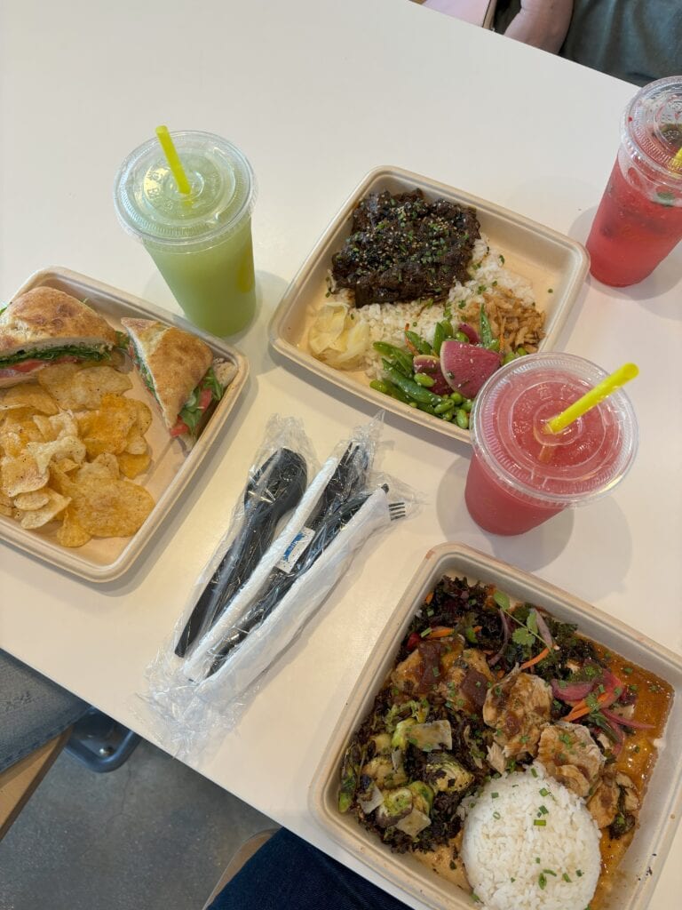 Food from Lemonade LA