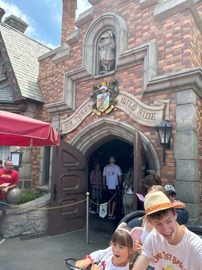 The Outside of Mr Toad's Wild Ride